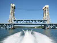 Quick Pass under the lift bridge